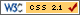 Valid CSS 2.1